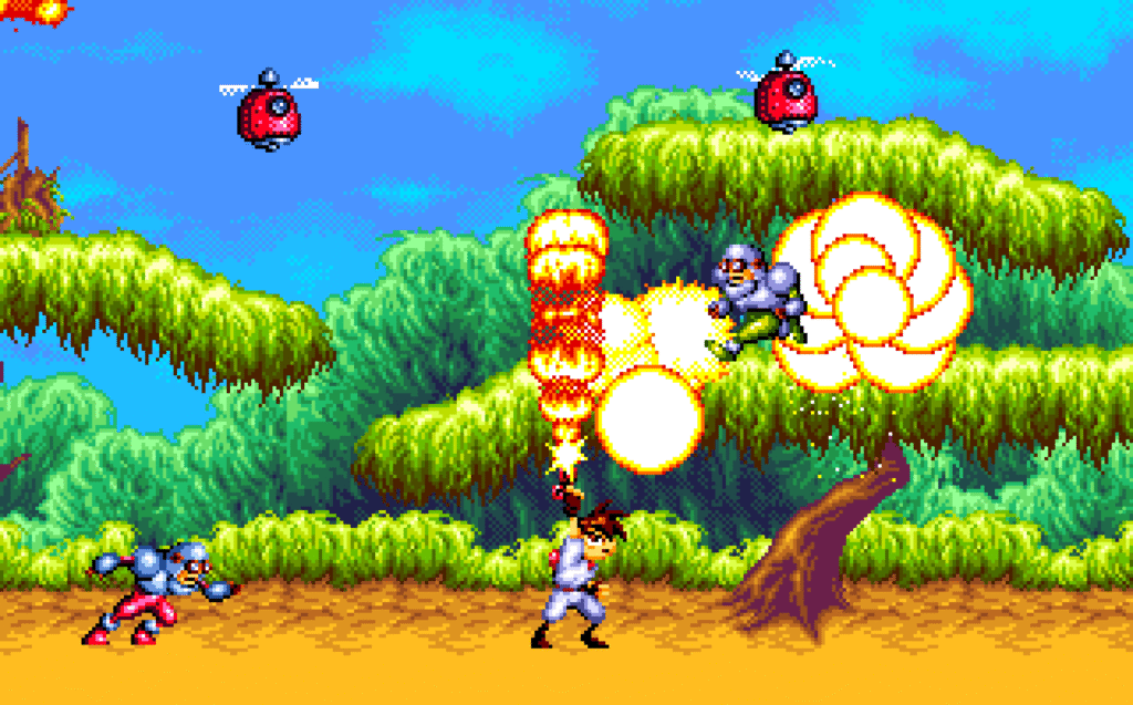gunstar heroes sega genesis