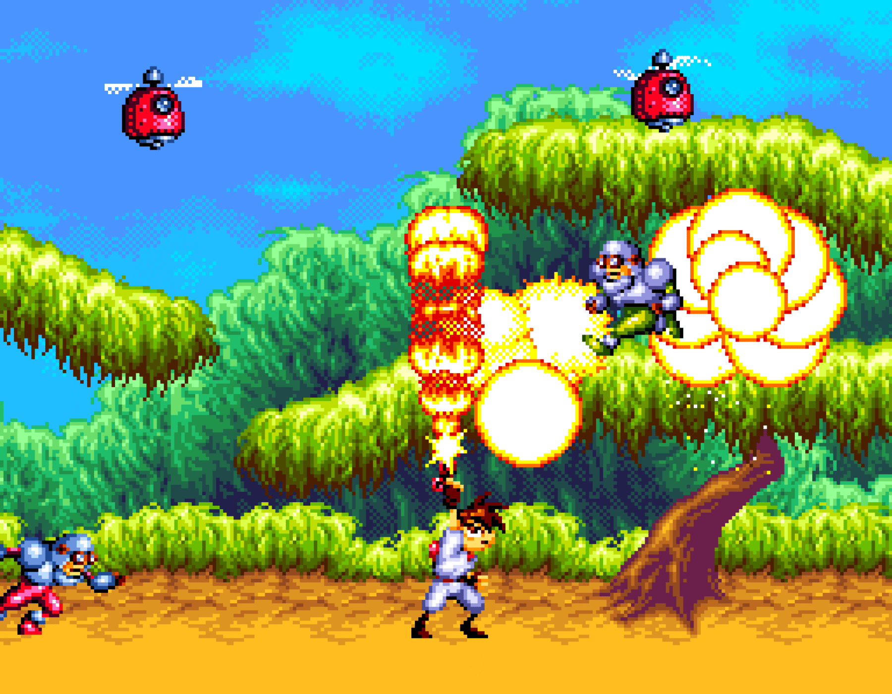 gunstar heroes sega genesis