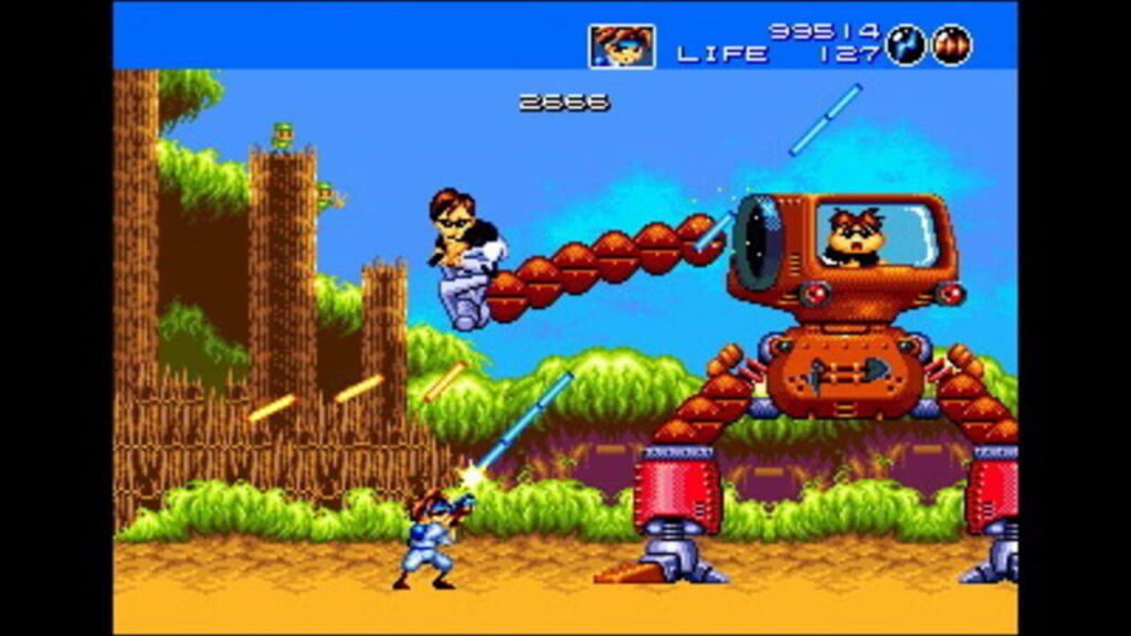 gunstar heroes boss fight
