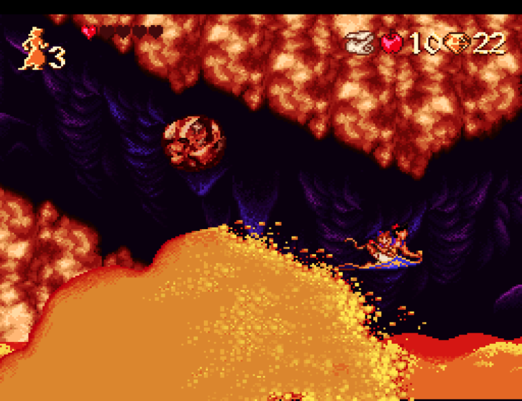 SNES Aladdin Magic Carpet 