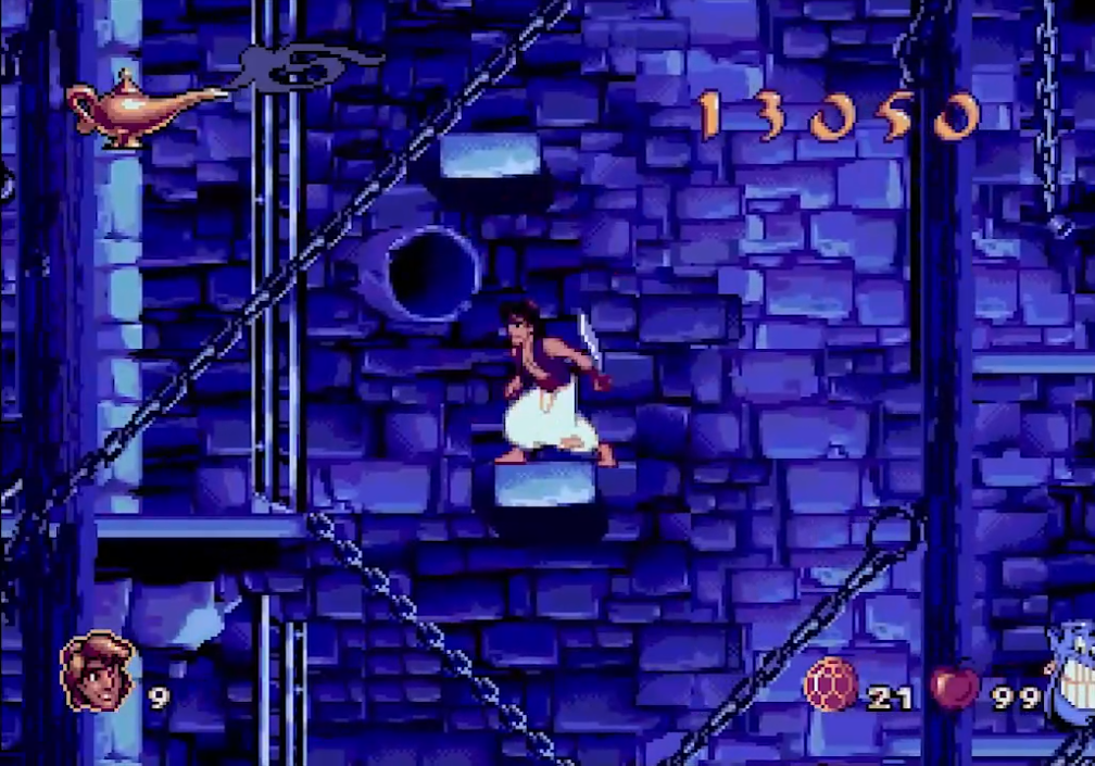 Sega Genesis Aladdin - Sultan's Dungeon
