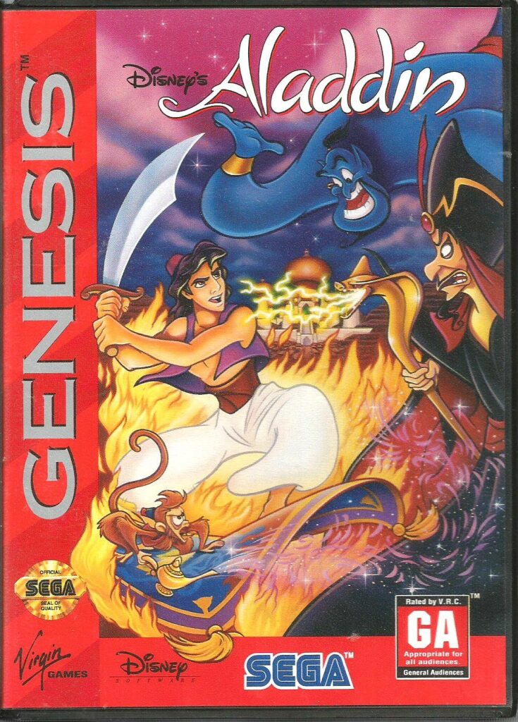 Sega Genesis Aladdin Box