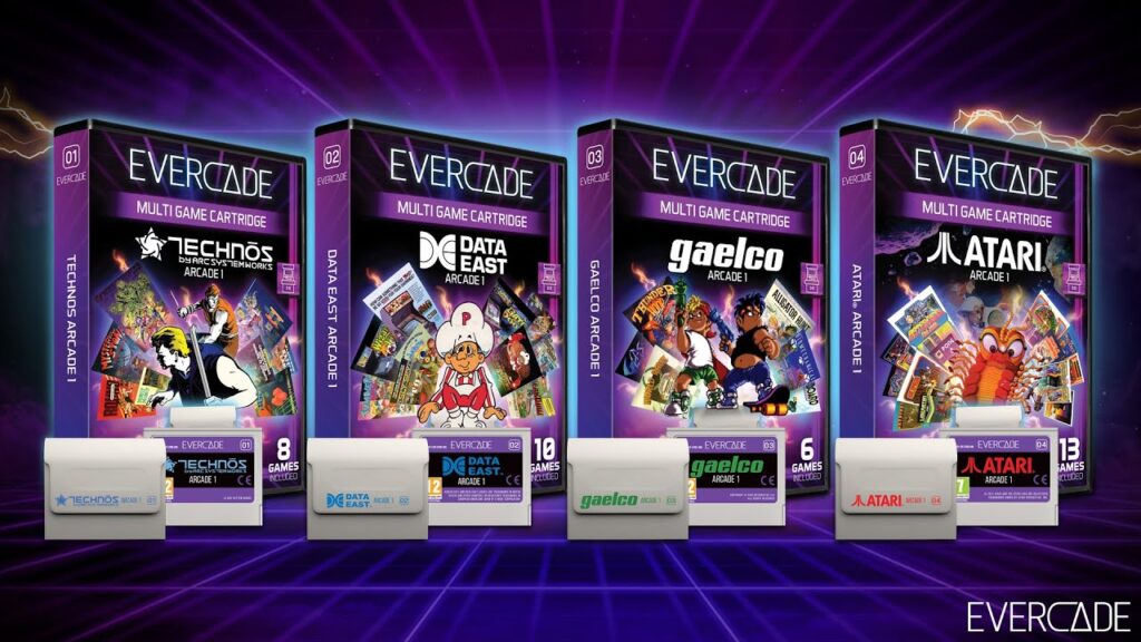 Evercade cartridges library