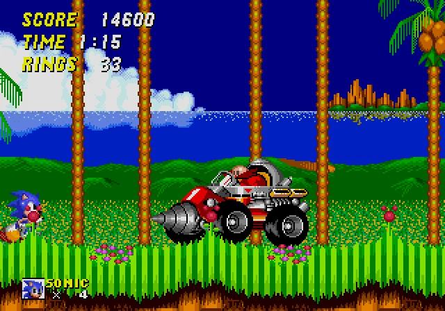 sonic 2 doctor egg man emerald zone