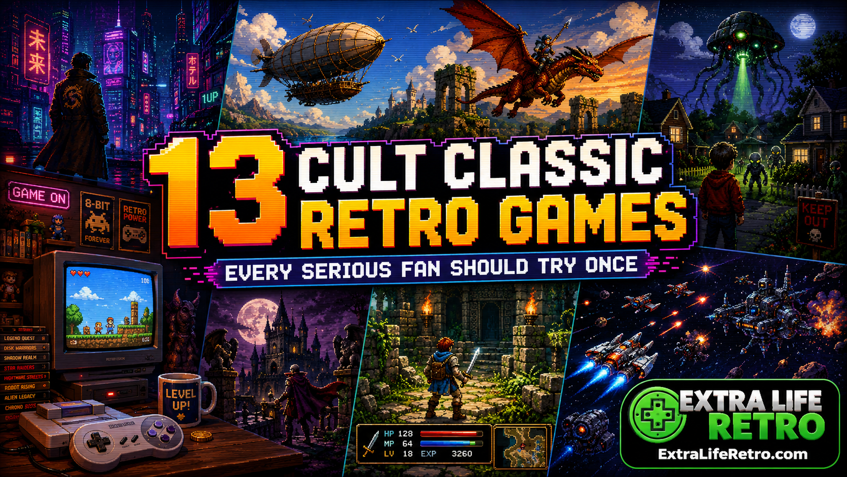 13 Cult Classic Retro Games