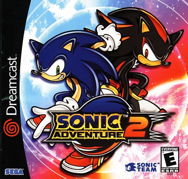 Sonic Adventure 2 Dreamcast Box Cover