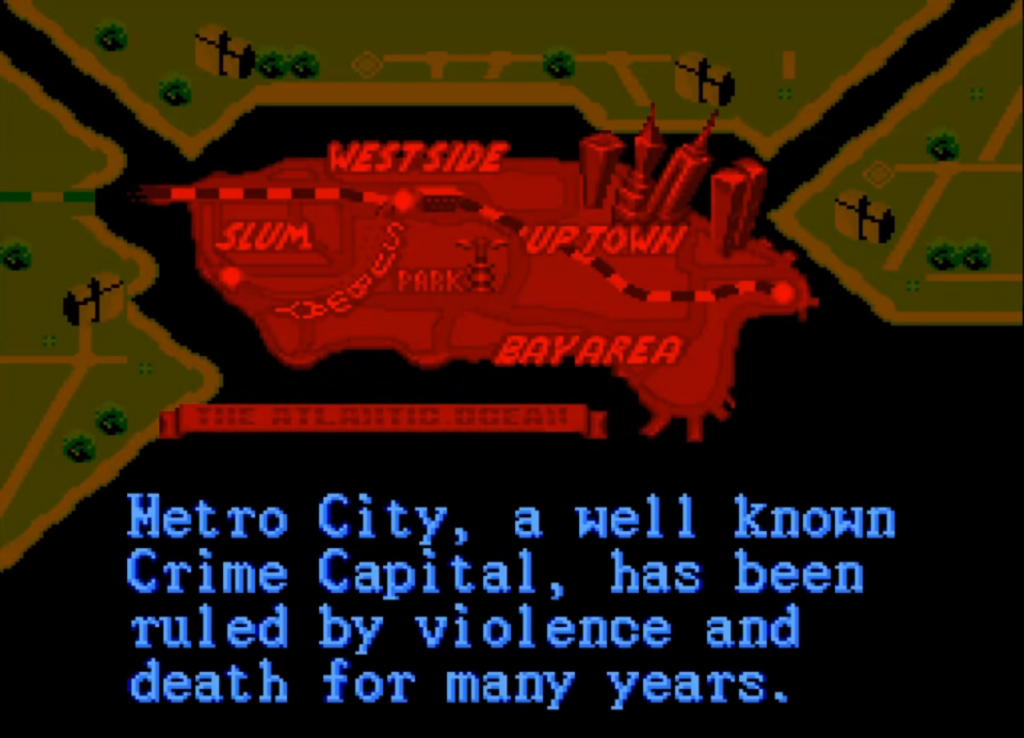 Final Fight SNES opening