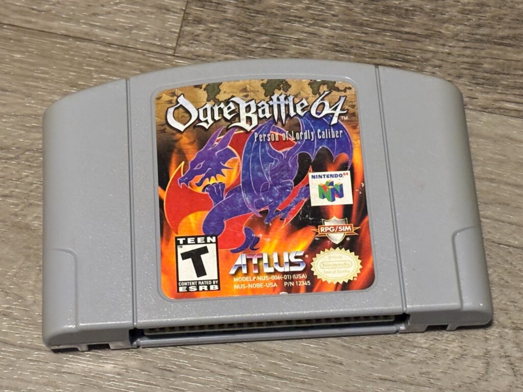 Ogre Battle 64 Person of Lordly Caliber Nintendo 64 Cartridge