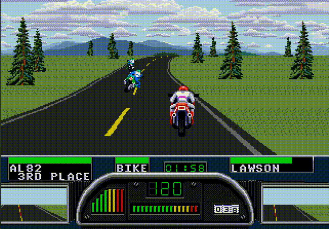 Road Rash II Sega Genesis