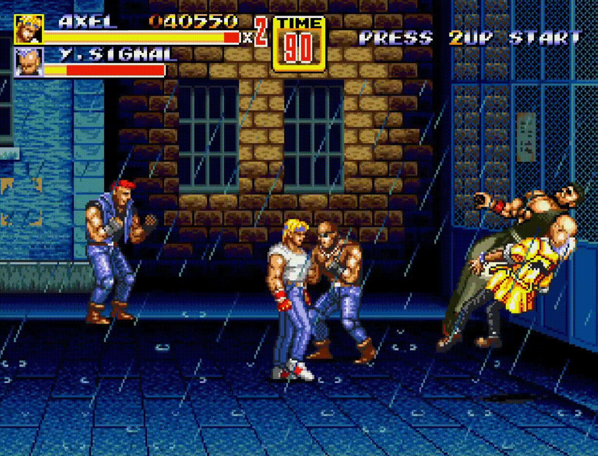 Streets of Rage 2 Sega Genesis