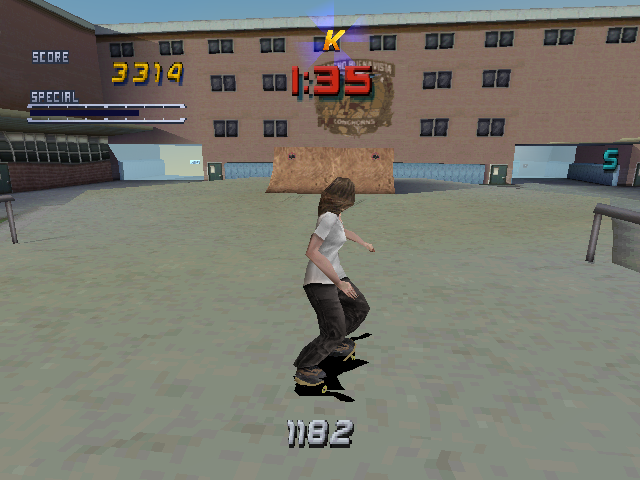 Tony Hawk's Pro Skater 2 School II Letter K
