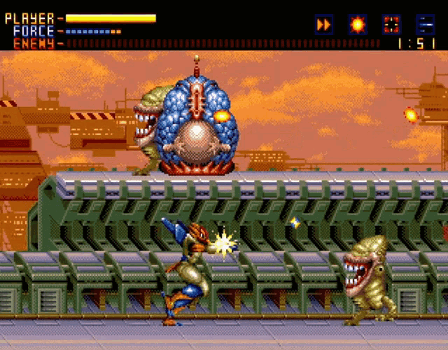 Alien Soldier Sega Genesis
