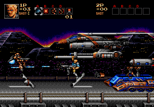 Contra Hard Corps Sega Genesis