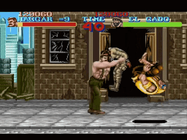 Final Fight Haggar Pile Driver
