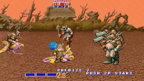 Golden Axe 1989 Sega Genesis