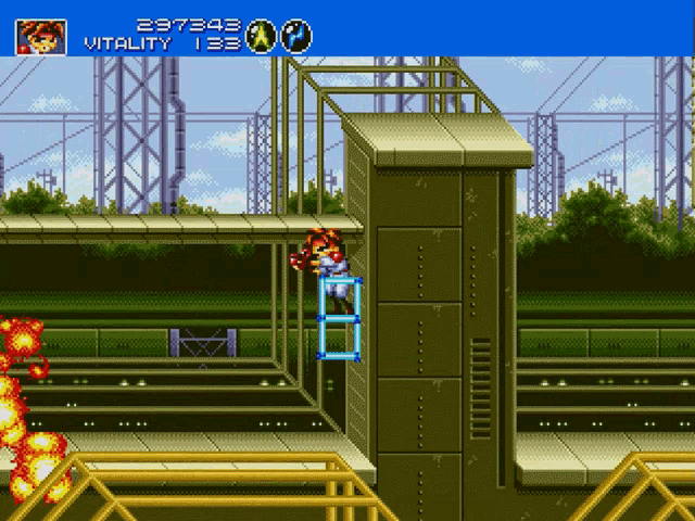 Gunstar Heroes Sega Genesis