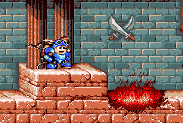 Rocket Knight Sega Genesis