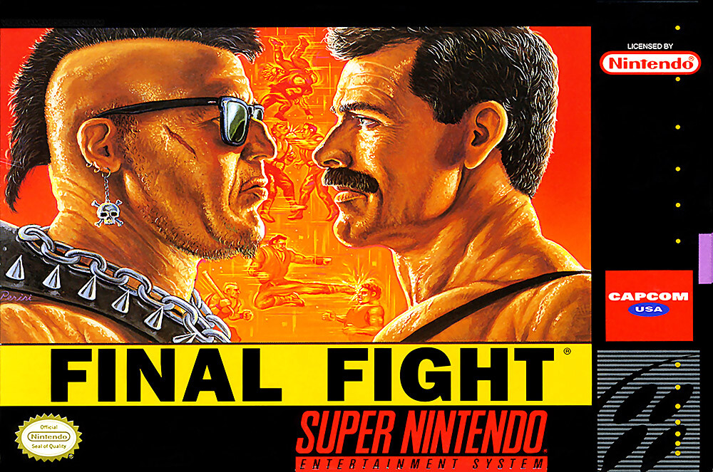 Final Fight Super Nintendo Box Cover