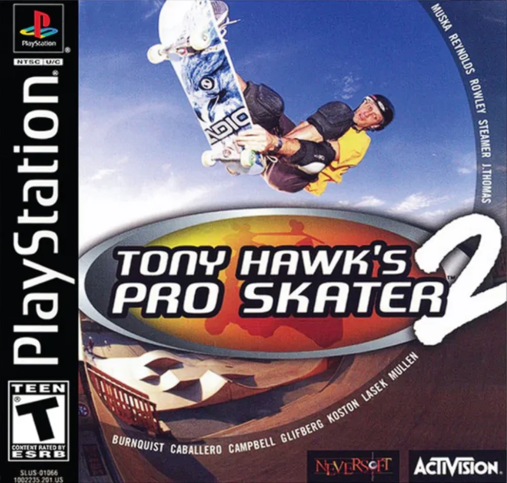 Tony Hawk's Pro Skater 2 Box