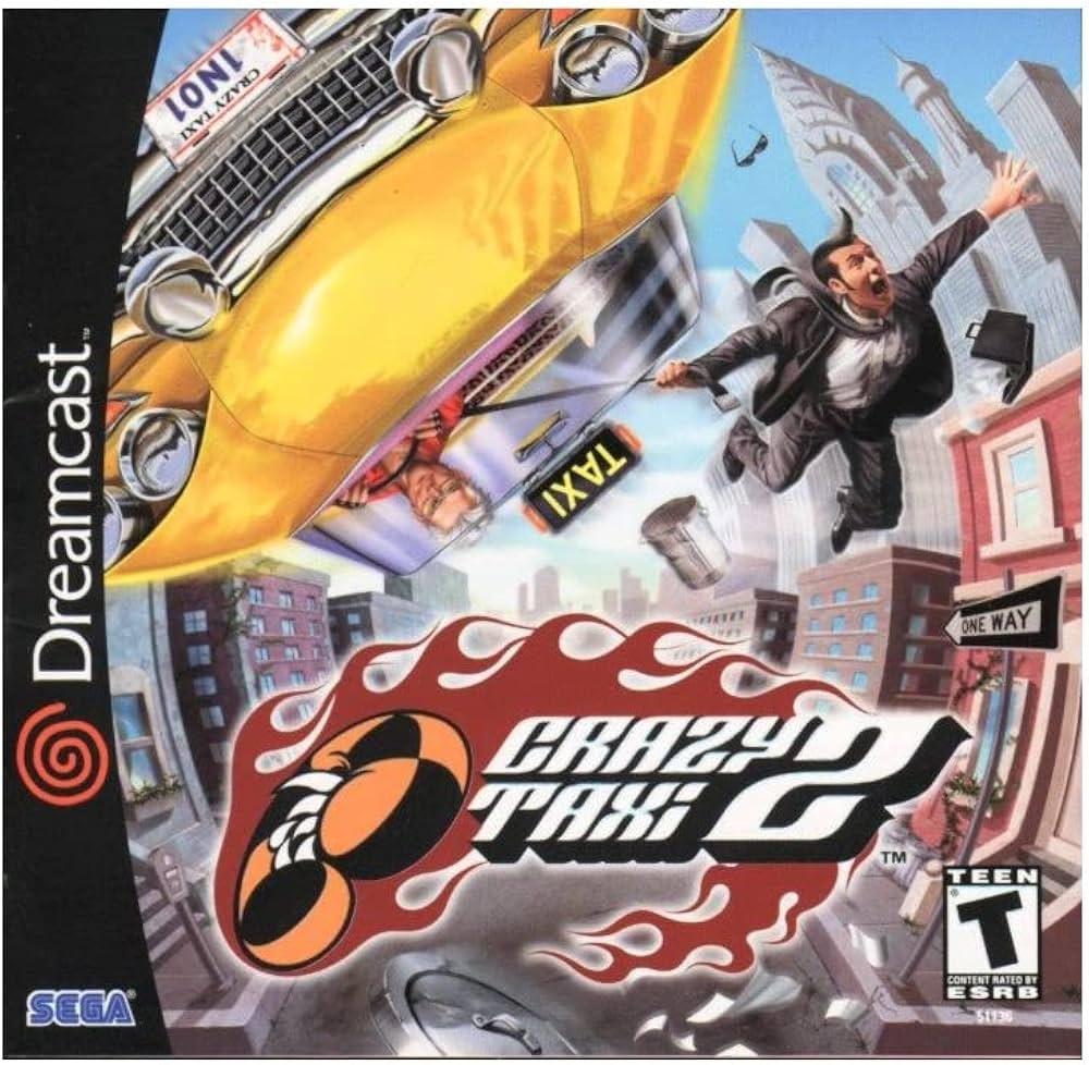 Crazy Taxi 2 Dreamcast CD Case