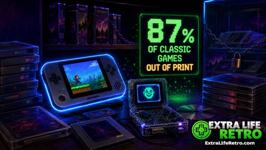 87 percent of classic games released in the United States are out of print 