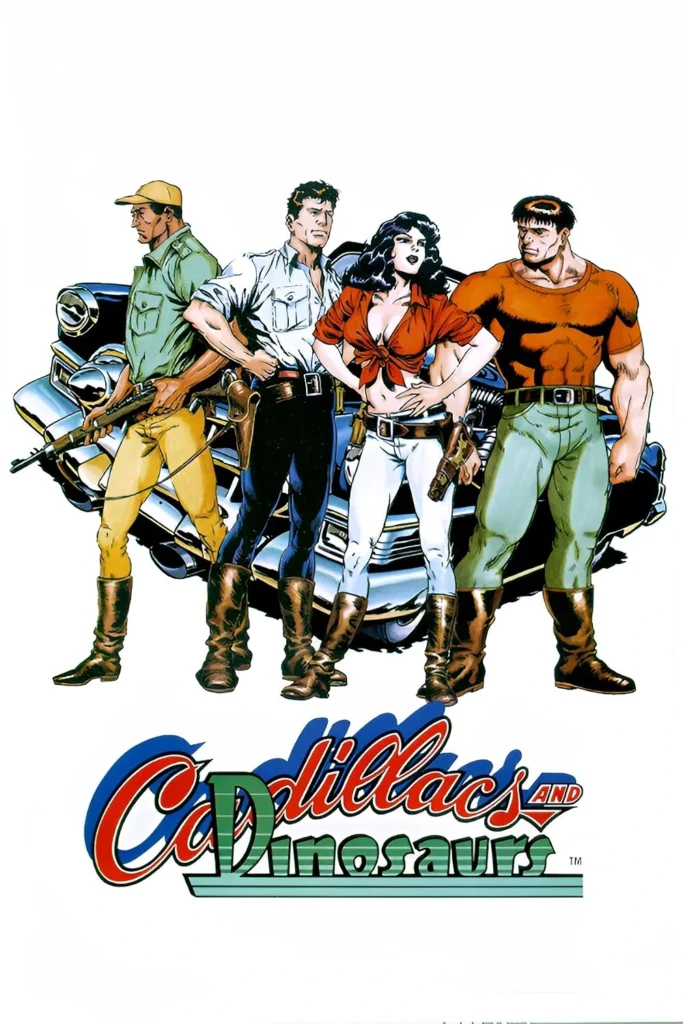 Cadillacs and Dinosaurs Arcade Cover