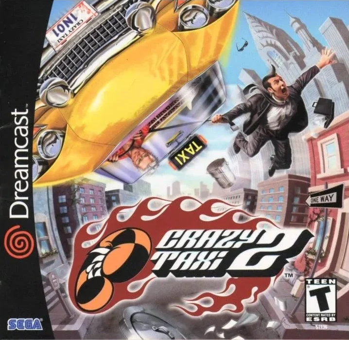 Crazy Taxi 2 Dreamcast CD Cover