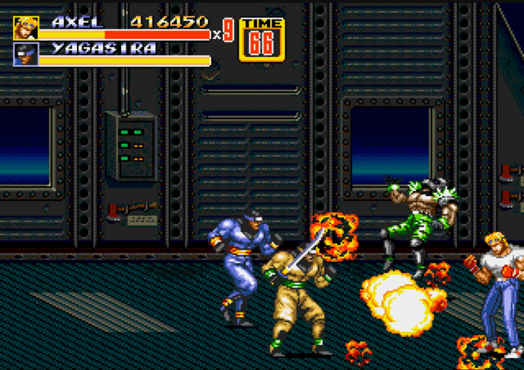 Streets of Rage 2 Ninja Enemies