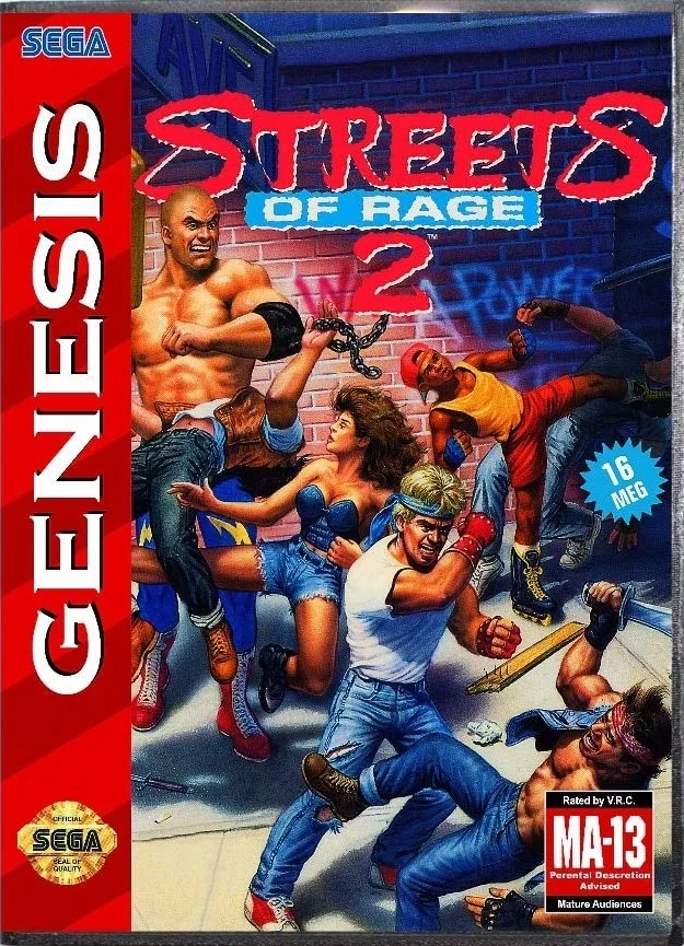 Streets of Rage 2 Box Cover