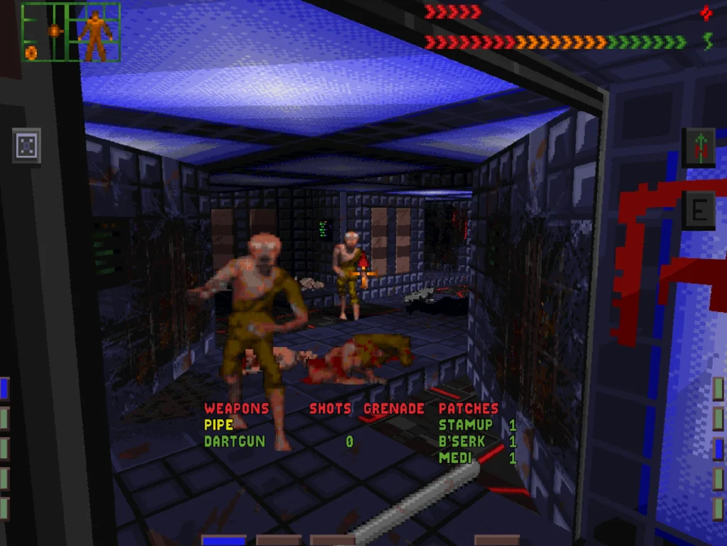 System Shock 1994 Gameplay