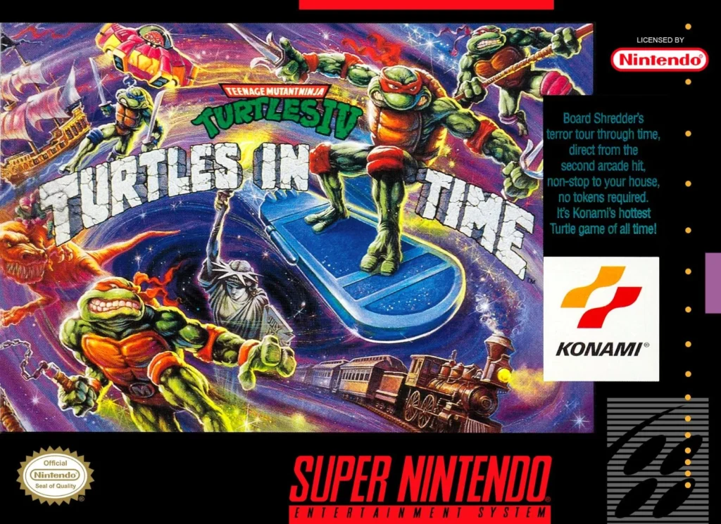 TMNT IV -Turtles in Time Box Cover
