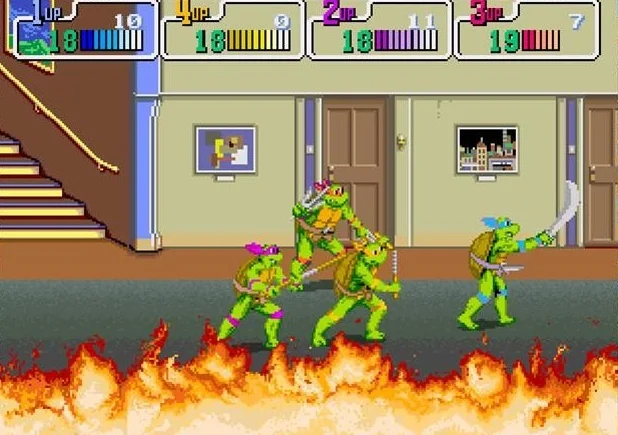 Teenage Mutant Ninja Turtles Arcade Game