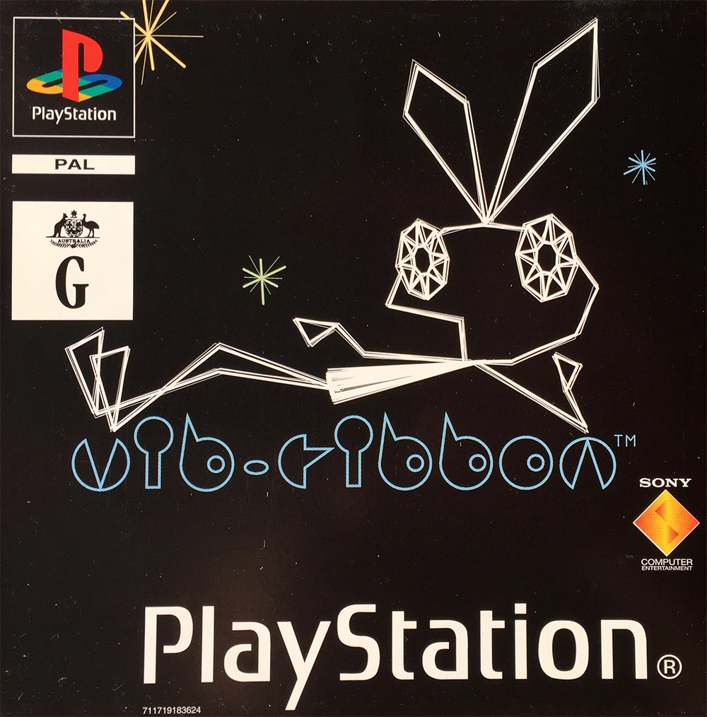 Vib-Ribbon PS1 CD Case