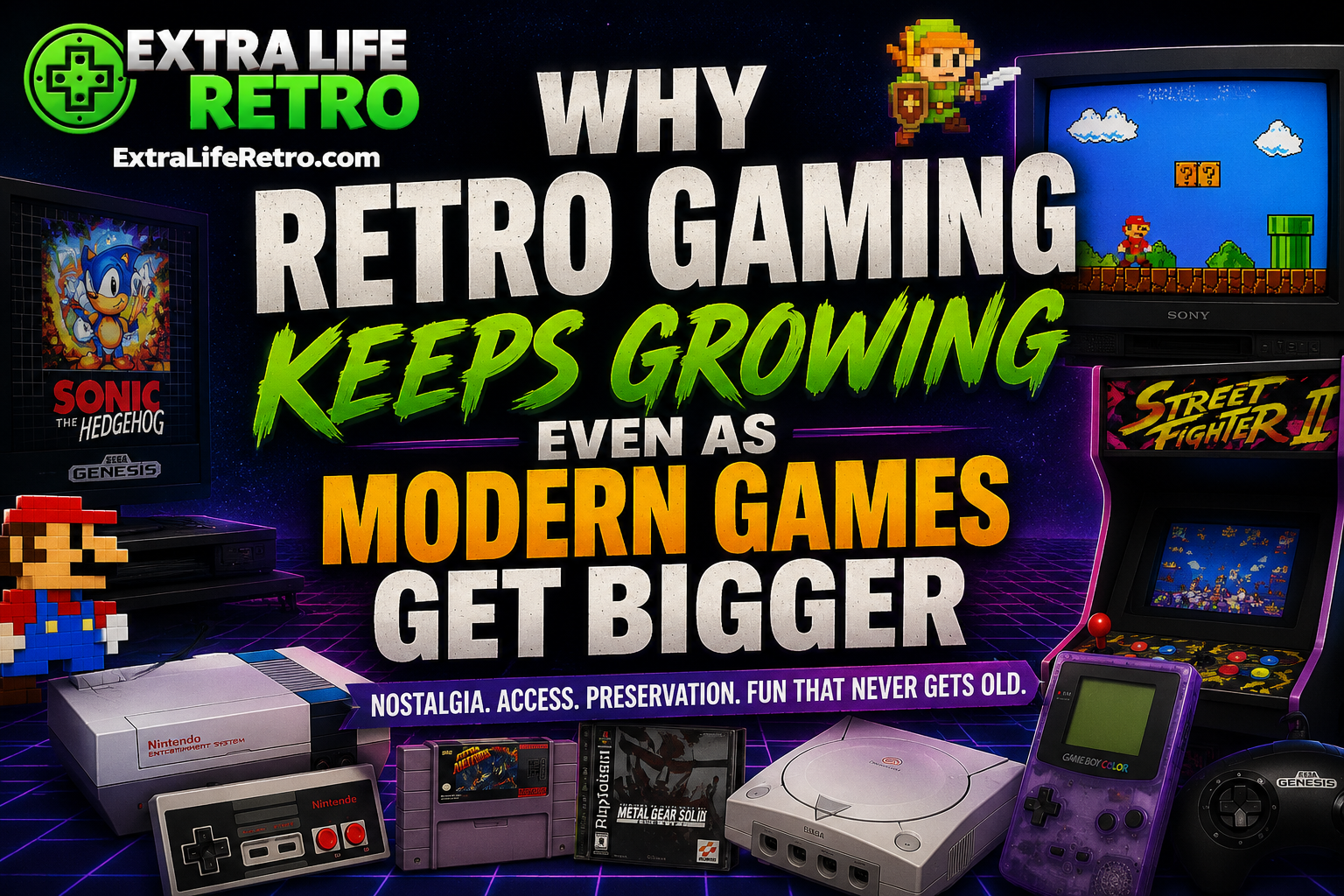 Why Retro Gaming Keeps Growing