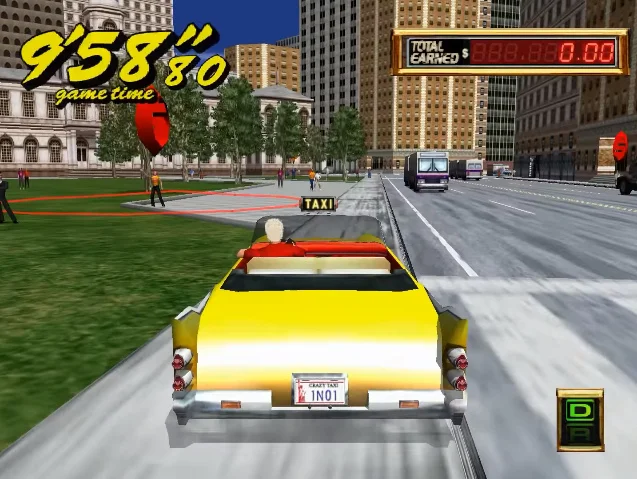 Crazy Taxi 2 New York-styled city