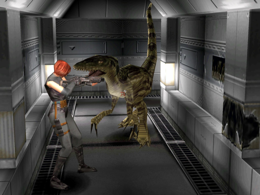 PS1 Dino Crisis Retro Game