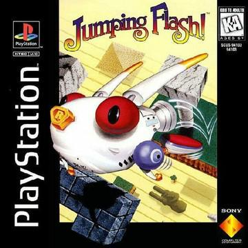 Jumping Flash! PS1 CD Cover