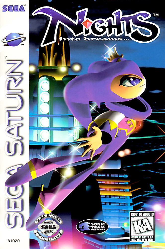 NiGHTS into Dreams Box Cover
