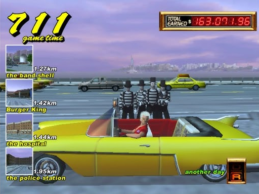 Crazy Taxi 2 Passengers and Fare