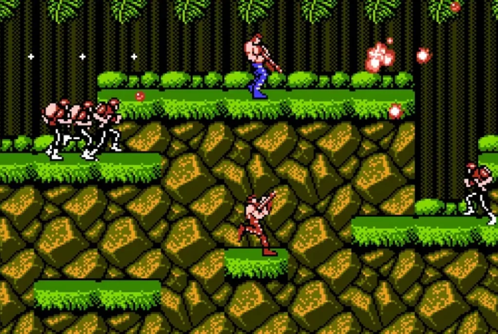Contra NES Level 1 The Jungle
