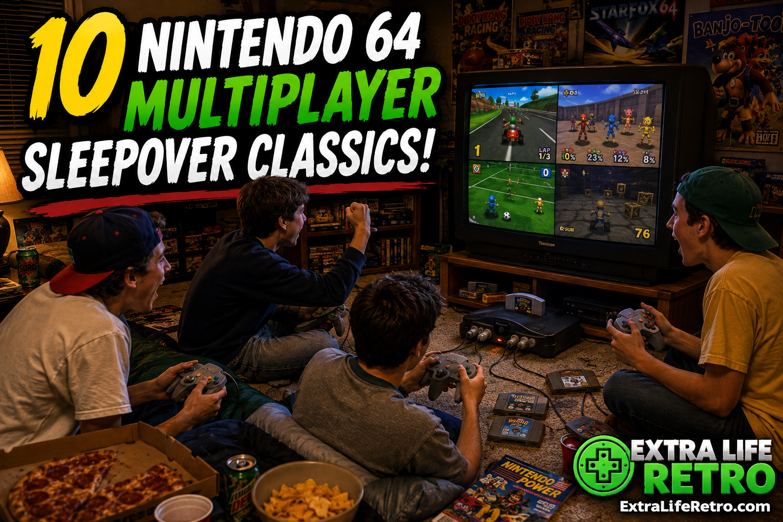 10 Nintendo 64 Multiplayer Sleepover Classics