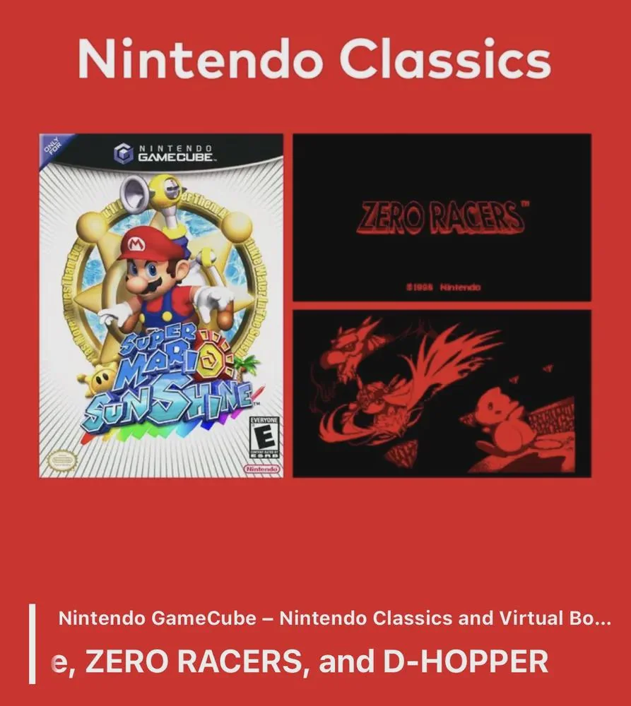 Retro Gaming Virtual Boy games ZERO RACERS and D-HOPPER through Nintendo Classics