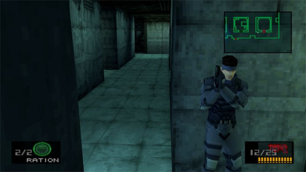Metal Gear Solid PS1 Industrial corridors