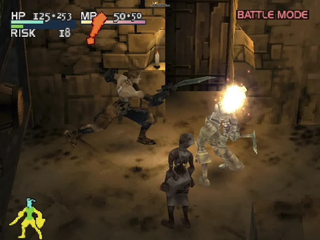 vagrant story ps1 gameplay