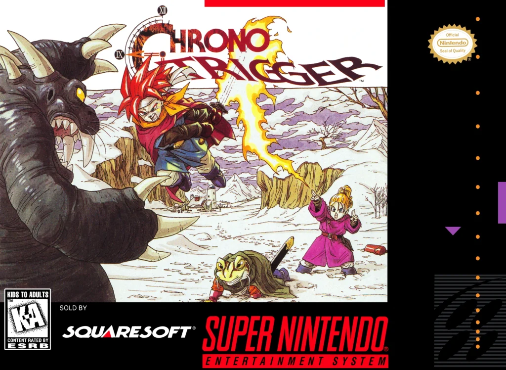 Chrono Trigger SNES Box Cover