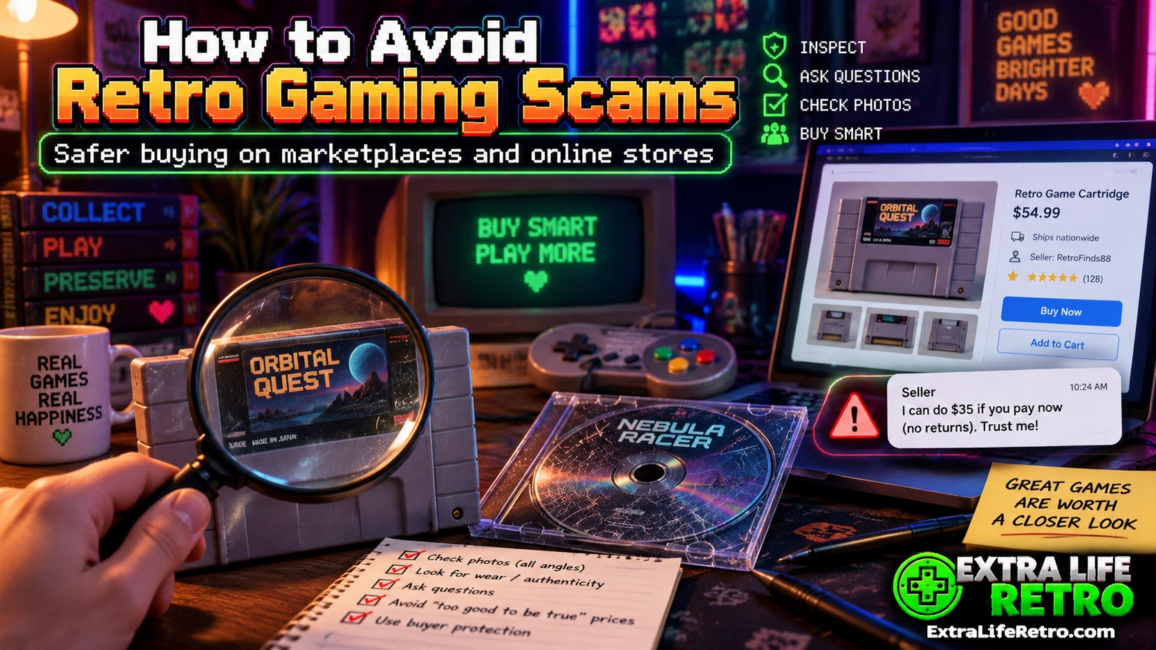 How to Avoid Retro Gaming Scams
