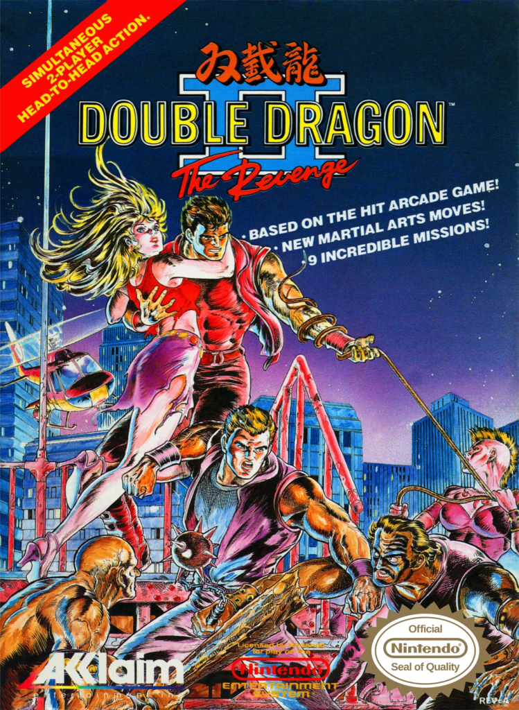 Double Dragon II The Revenge NES Box Cover