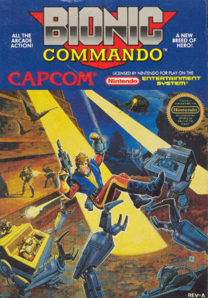 Bionic Commando NES Box Cover