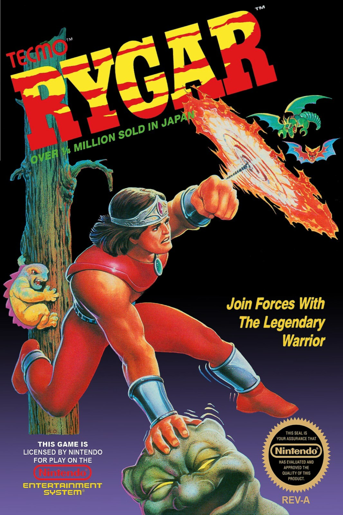 Rygar NES Box Cover
