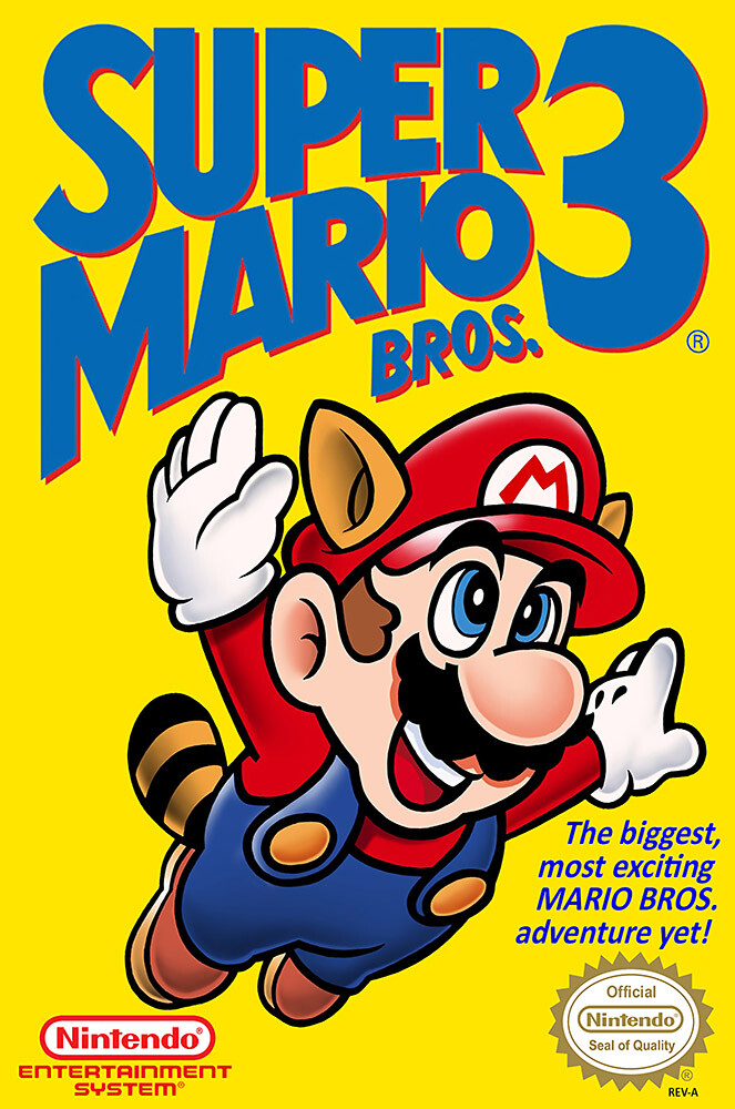 Super Mario Bros. 3 NES Box Cover
